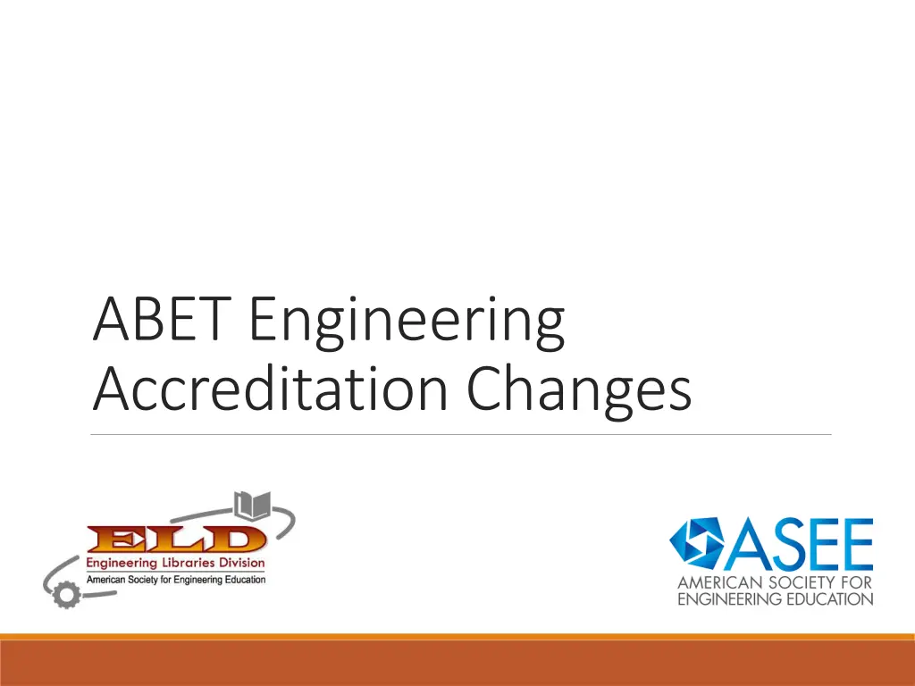 abet engineering accreditation changes