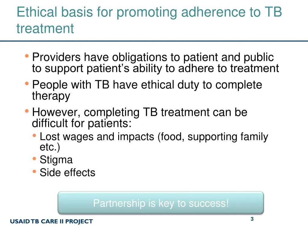 ethical basis for promoting adherence