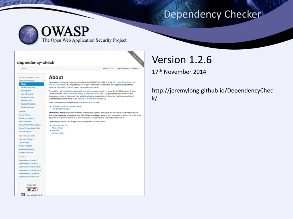 dependency checker