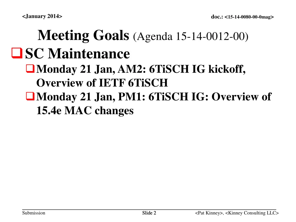 january 2014 meeting goals agenda 15 14 0012