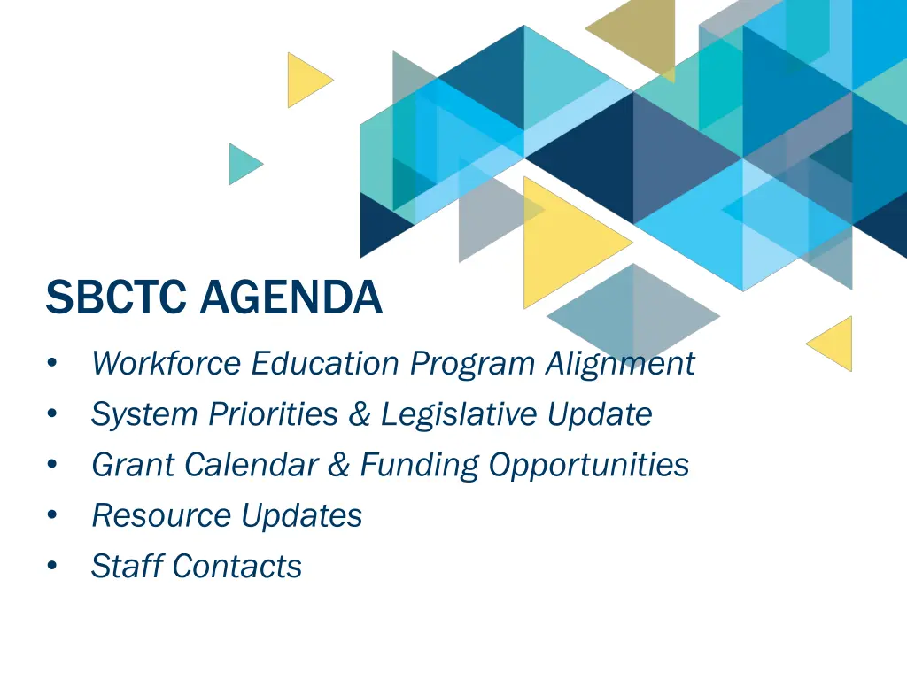 sbctc agenda