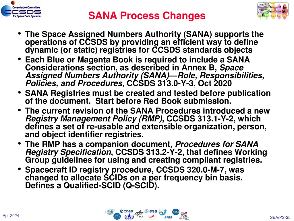 sana process changes