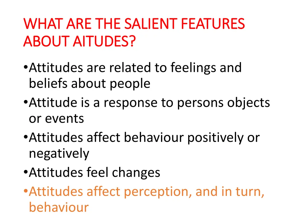 what are the salient features what