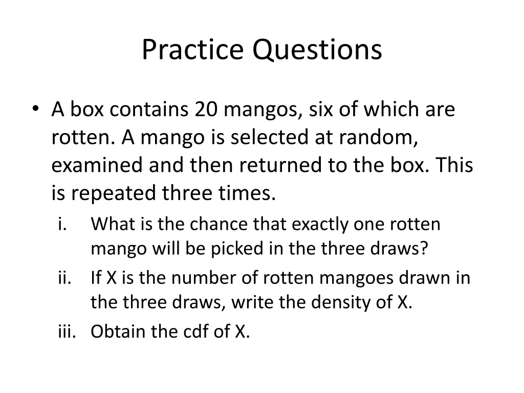 practice questions 10