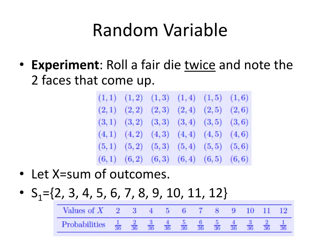 random variable 2