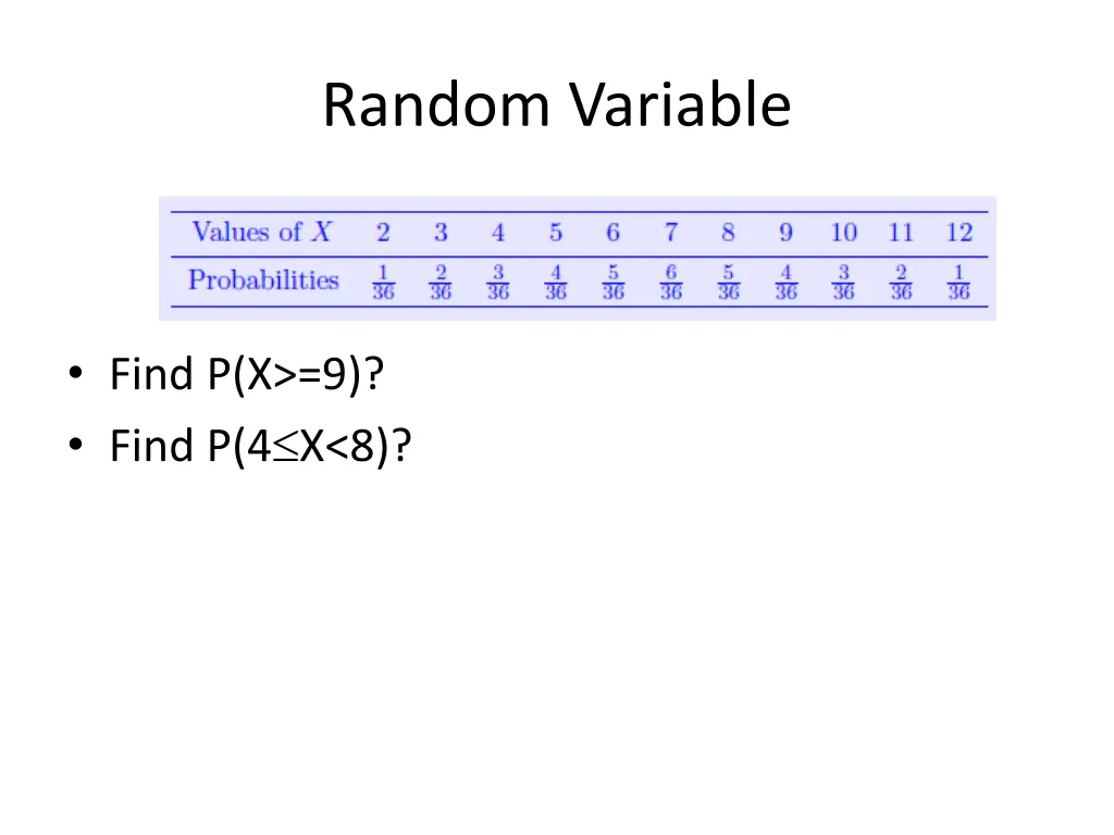 random variable 5