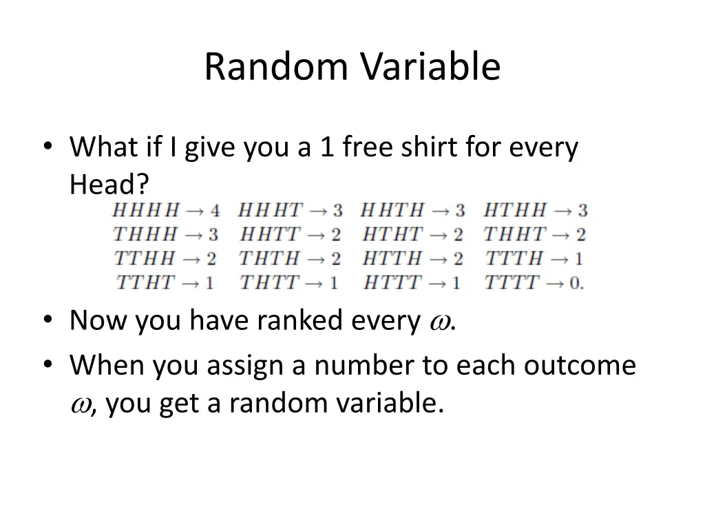 random variable