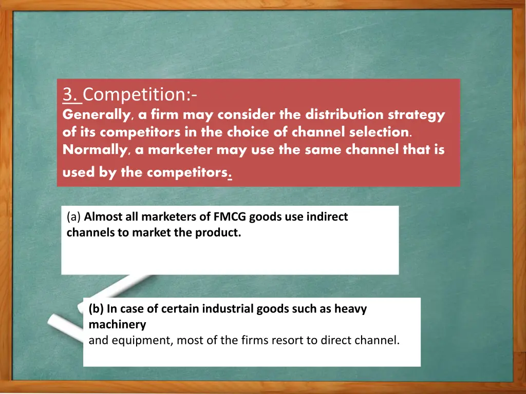 3 competition generally a firm may consider