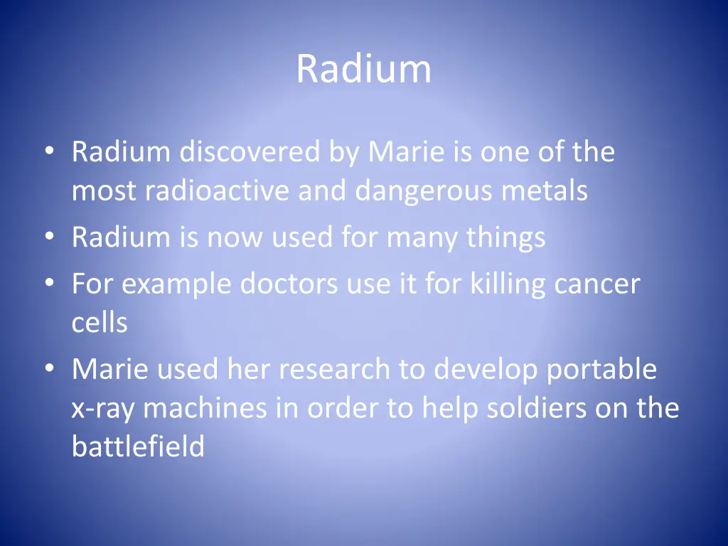 radium