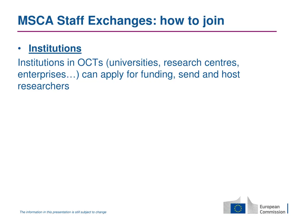 msca staff exchanges how to join