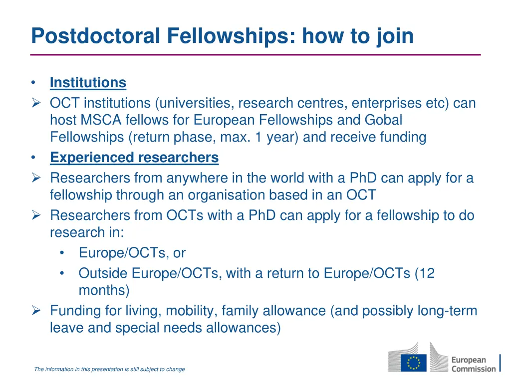 postdoctoral fellowships how to join