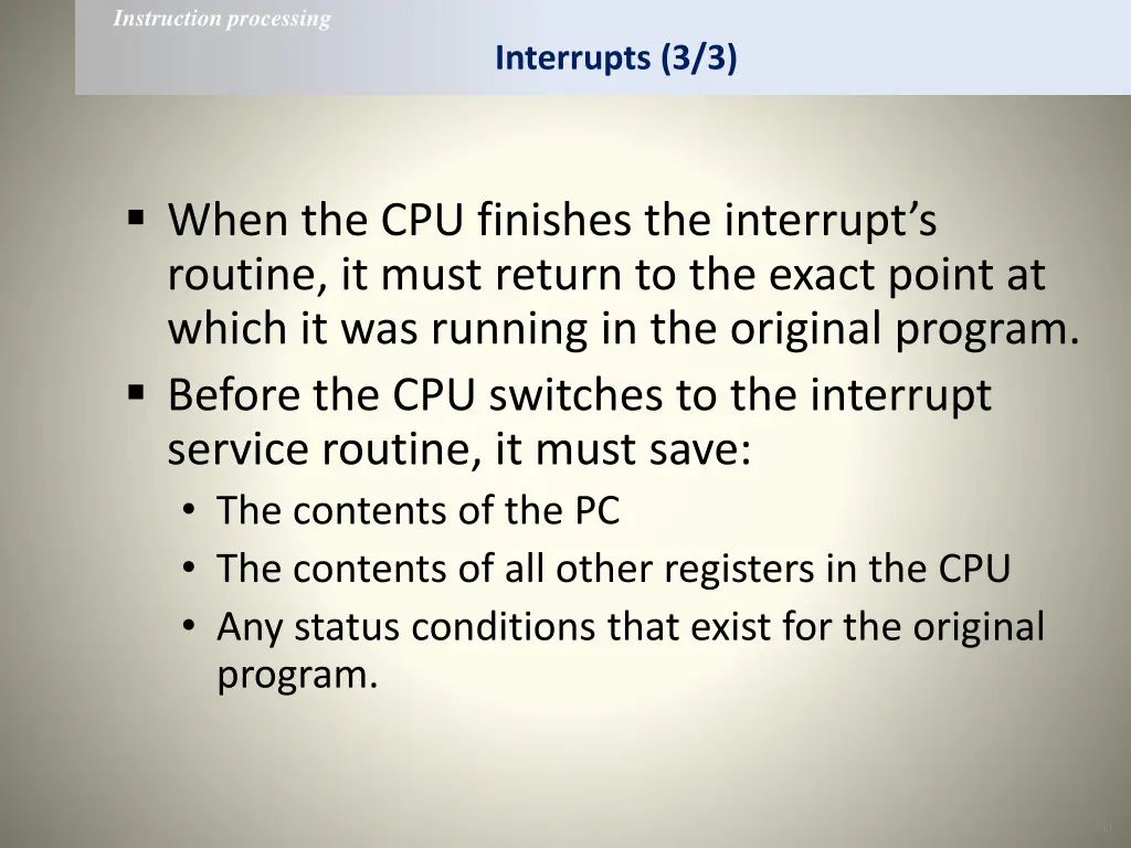 instruction processing 3