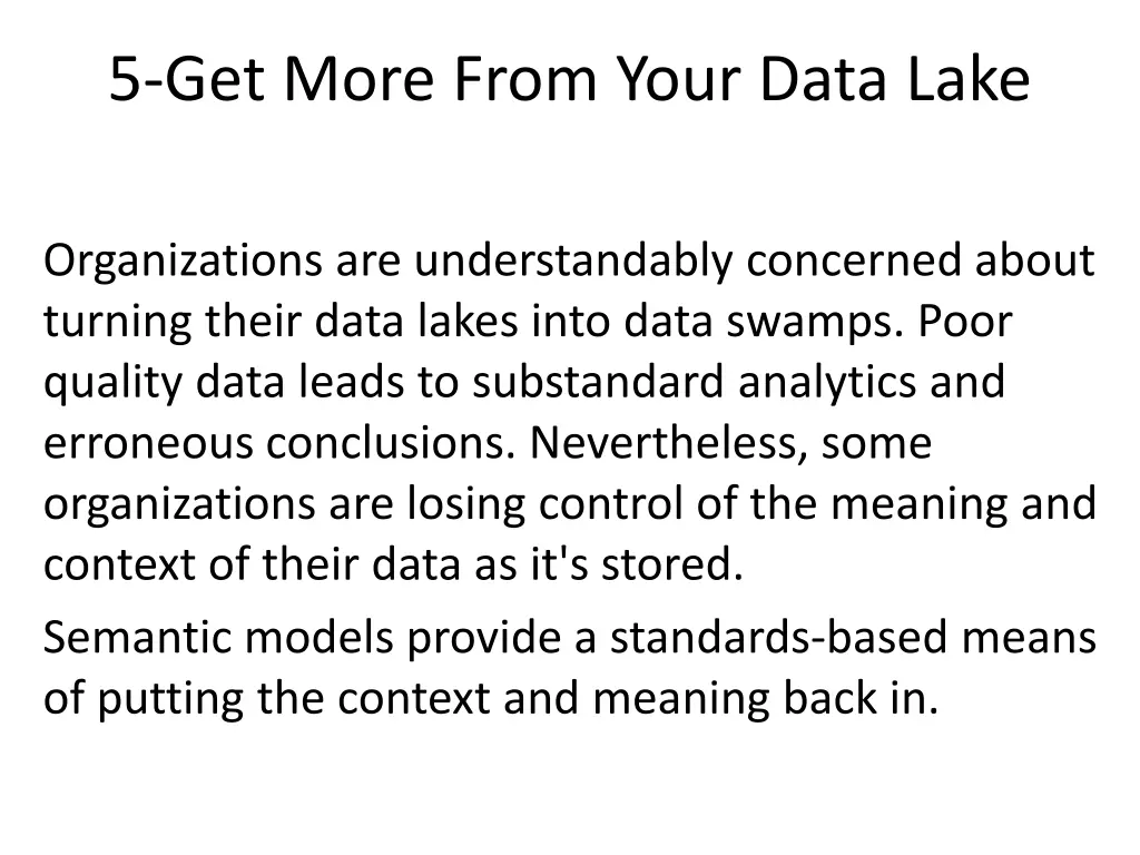 5 get more from your data lake