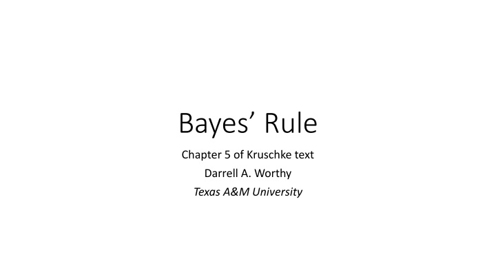 bayes rule