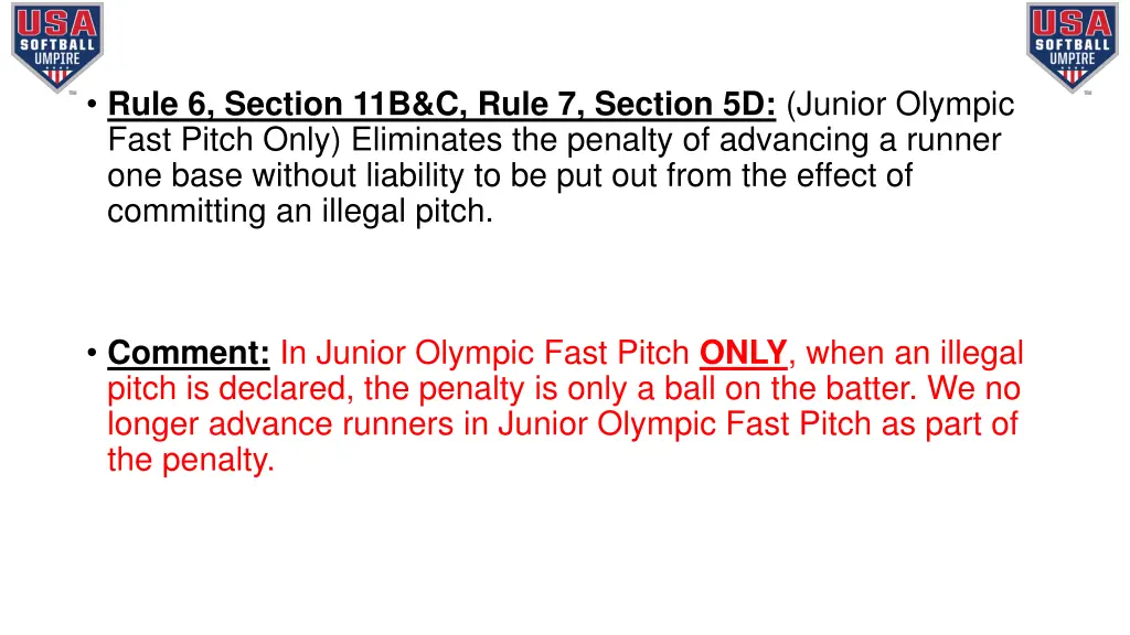 rule 6 section 11b c rule 7 section 5d junior