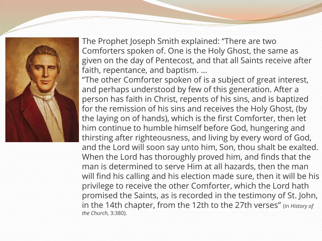 the prophet joseph smith explained there