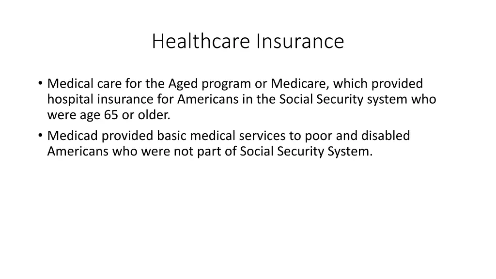 healthcare insurance