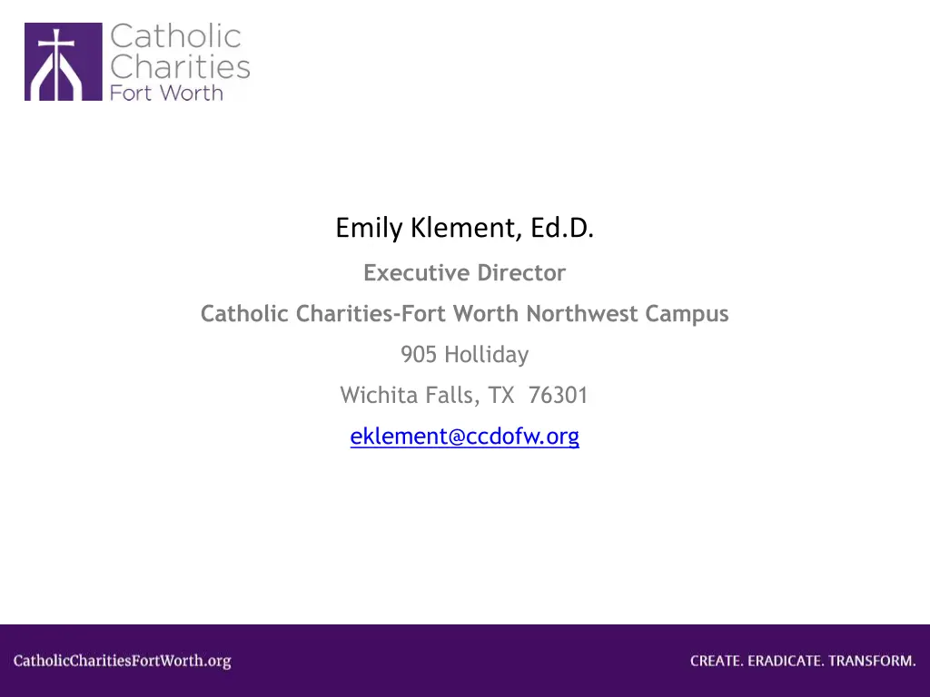 emily klement ed d