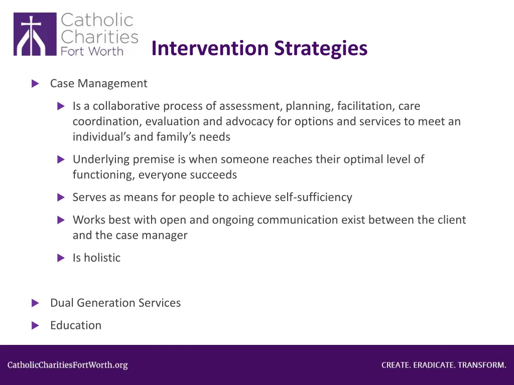 intervention strategies