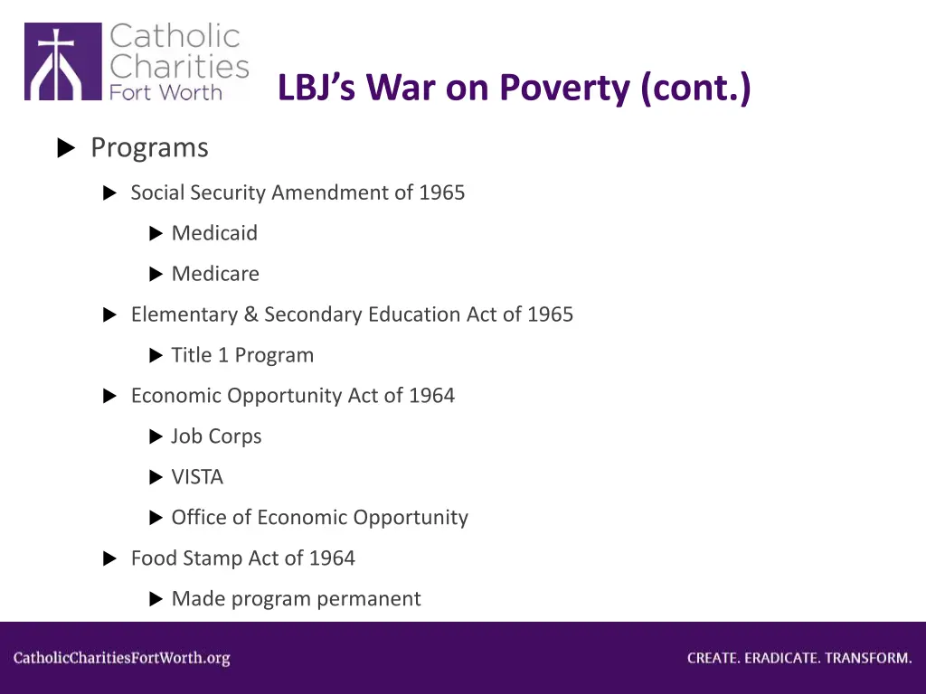 lbj s war on poverty cont