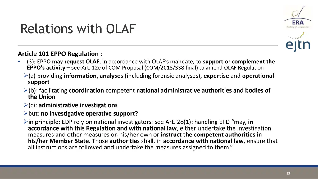 relations with olaf 1