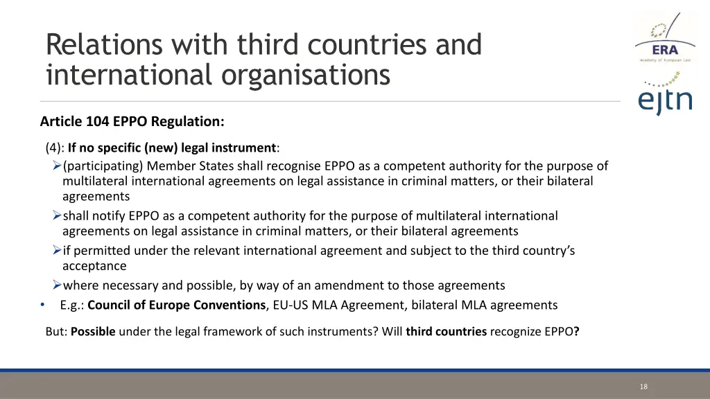 relations with third countries and international 2