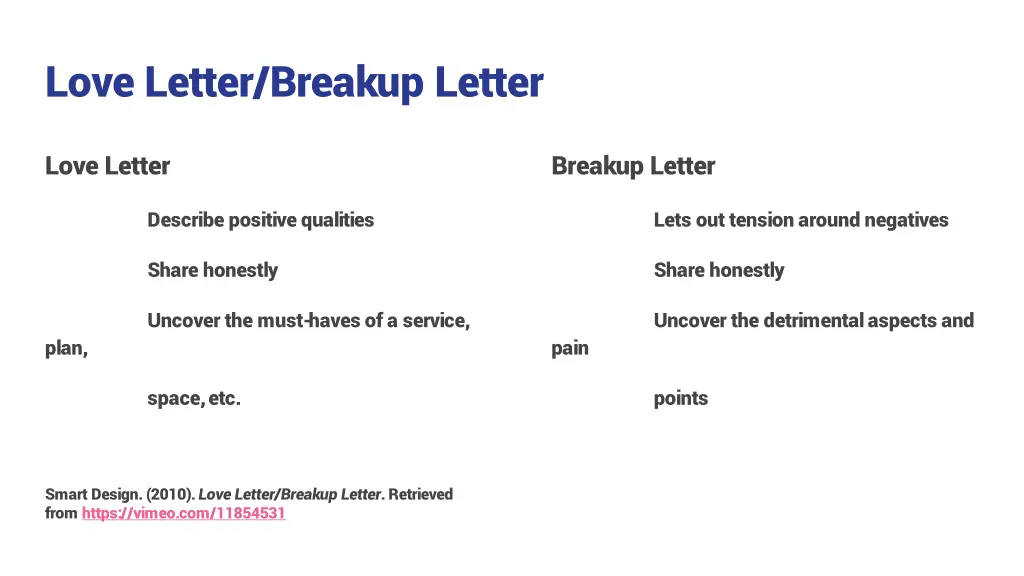 love letter breakup letter