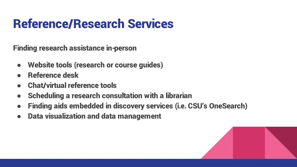 reference research services