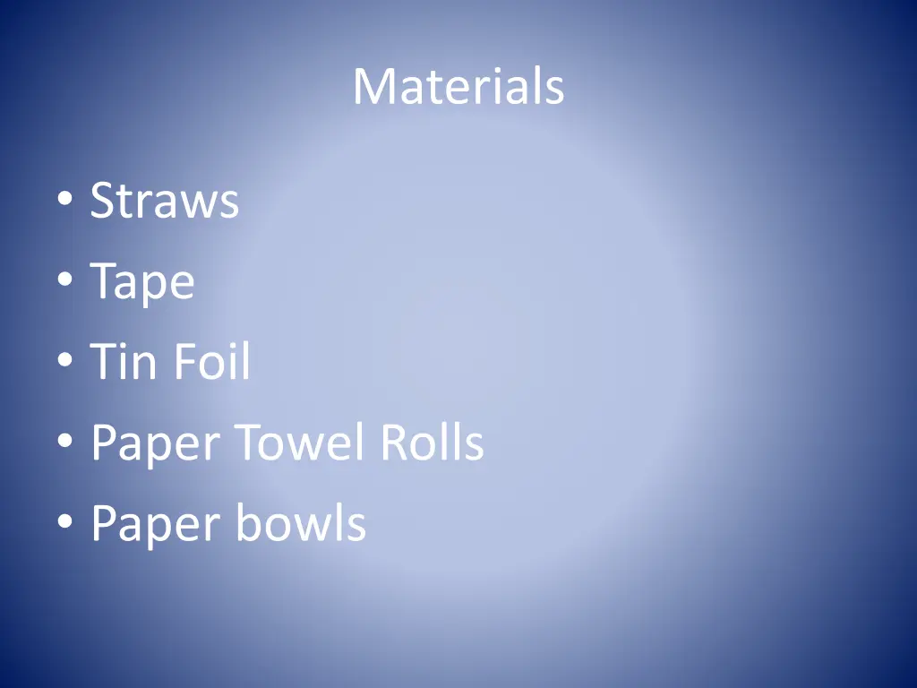 materials