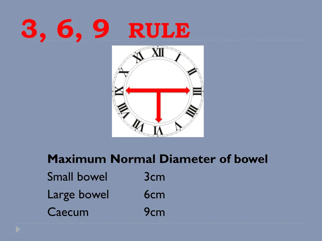 3 6 9 rule