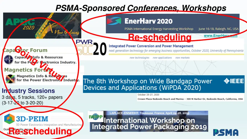 psma sponsored conferences workshops