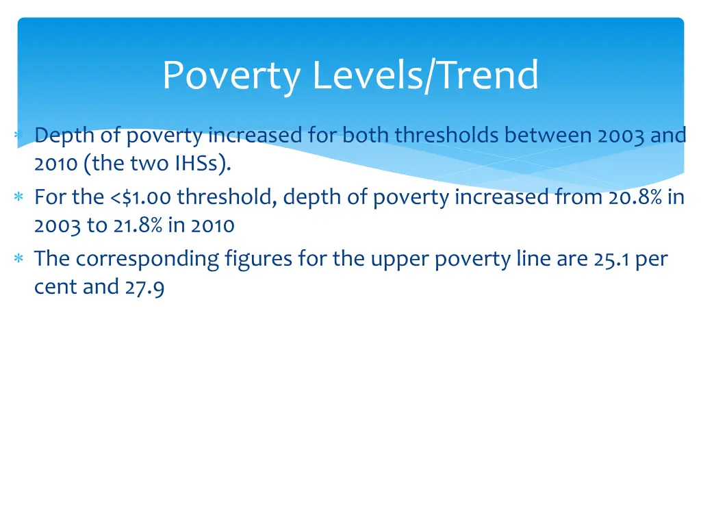 poverty levels trend 1