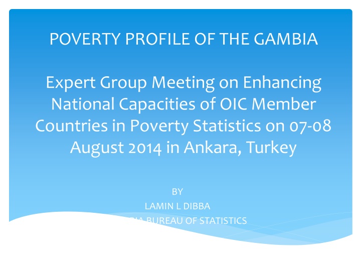 poverty profile of the gambia