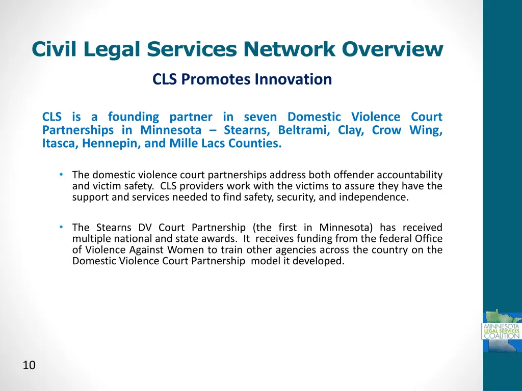 civil legal services network overview 5