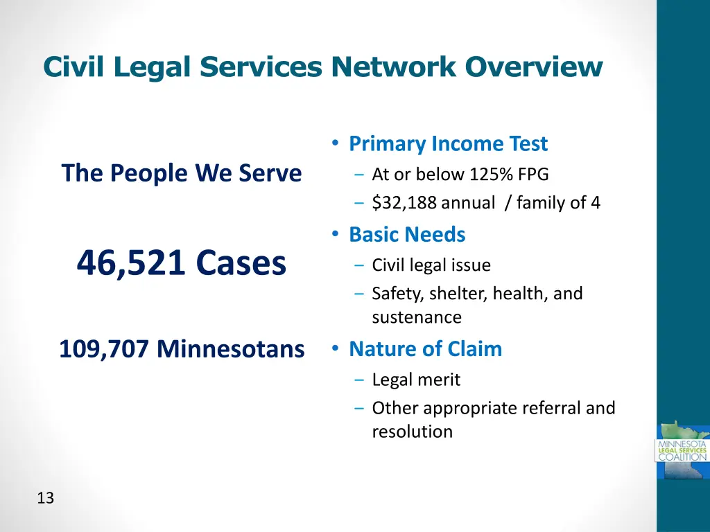 civil legal services network overview 8