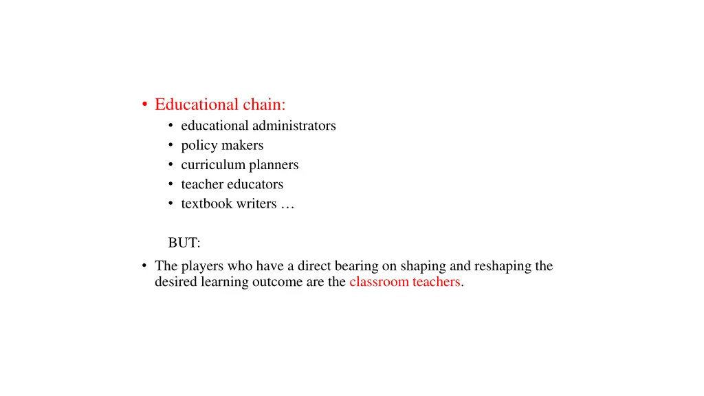 educational chain educational administrators