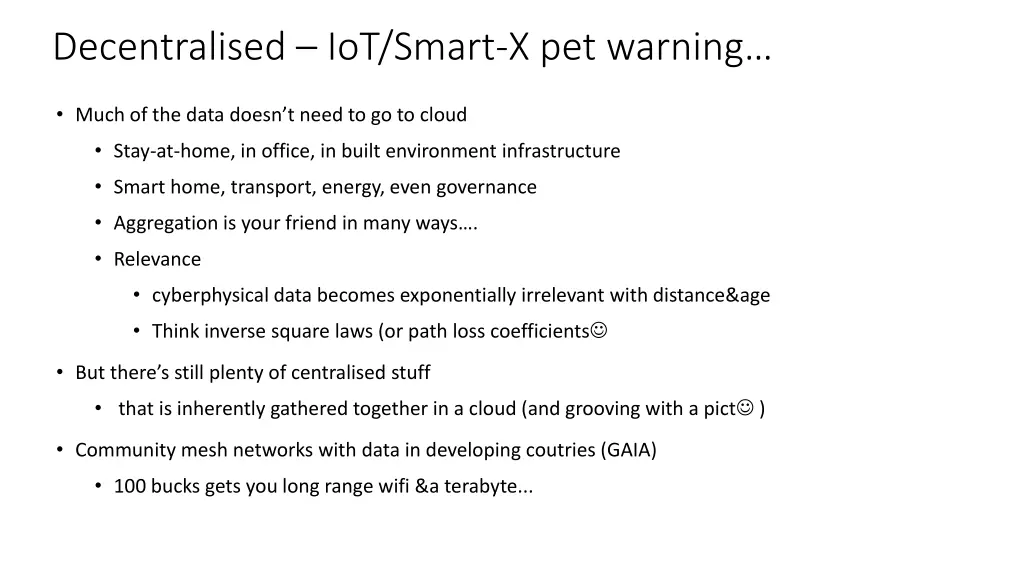 decentralised iot smart x pet warning