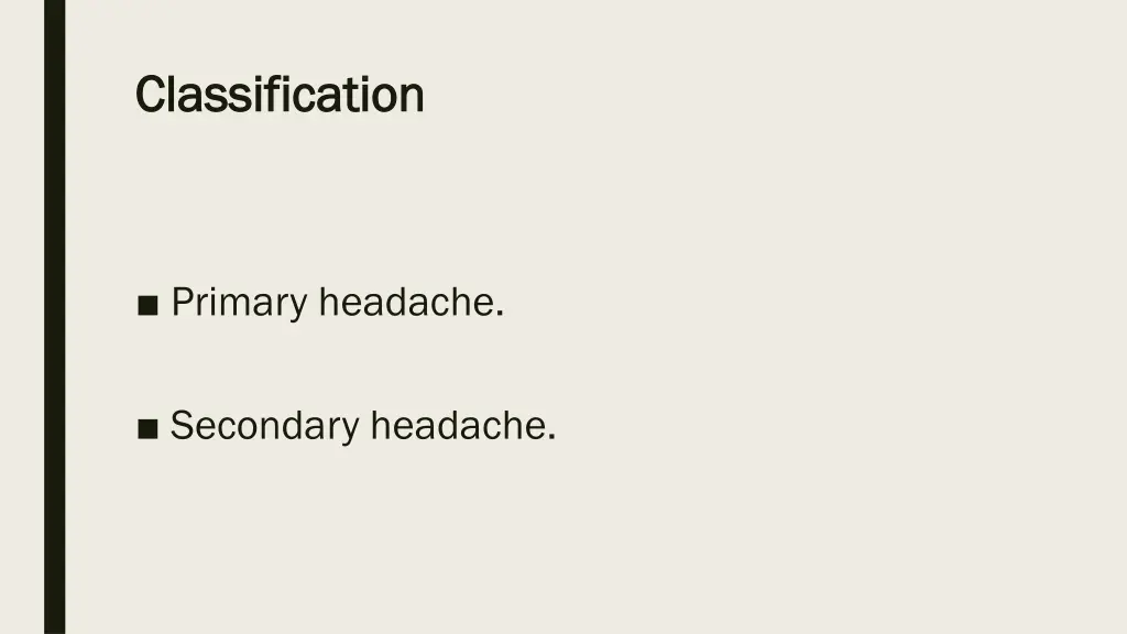 classification classification