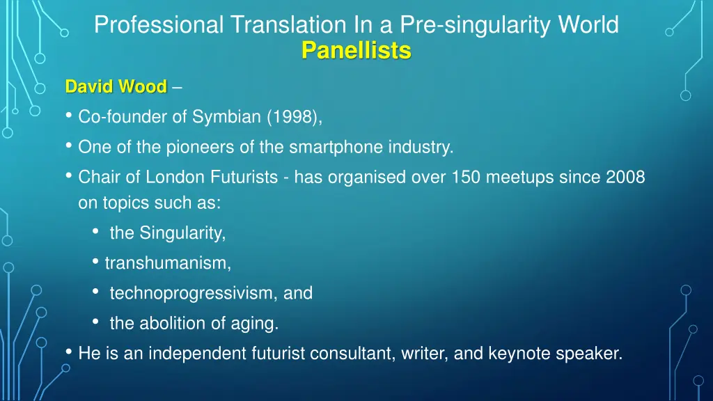 professional translation in a pre singularity 8