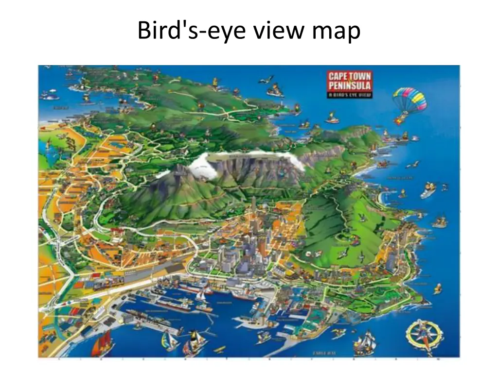 bird s eye view map