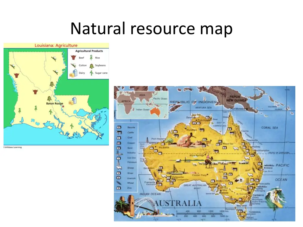 natural resource map