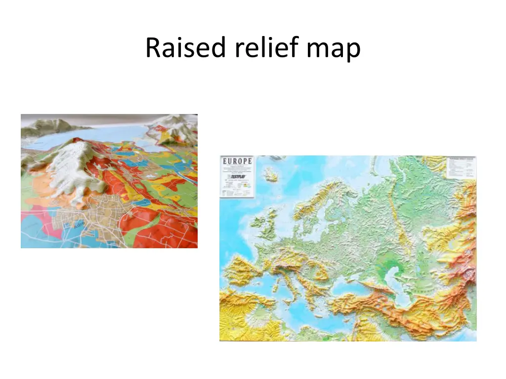 raised relief map