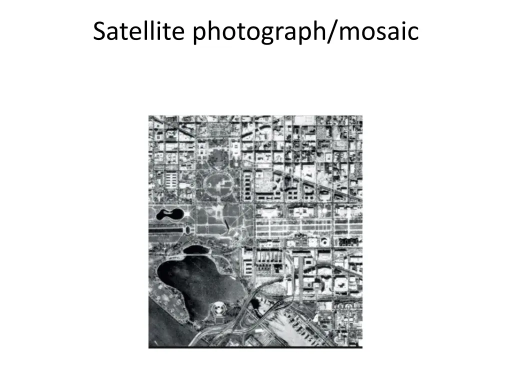 satellite photograph mosaic