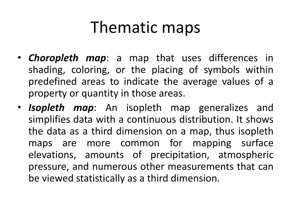 thematic maps 1