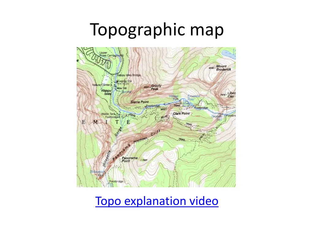 topographic map