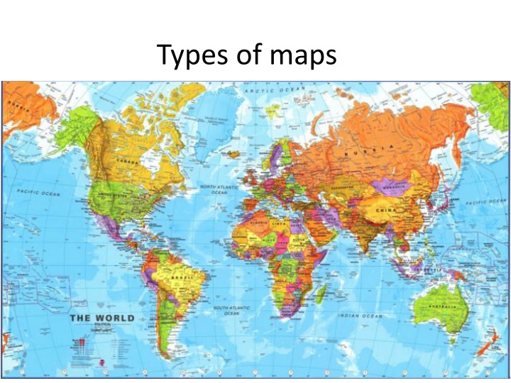 types of maps