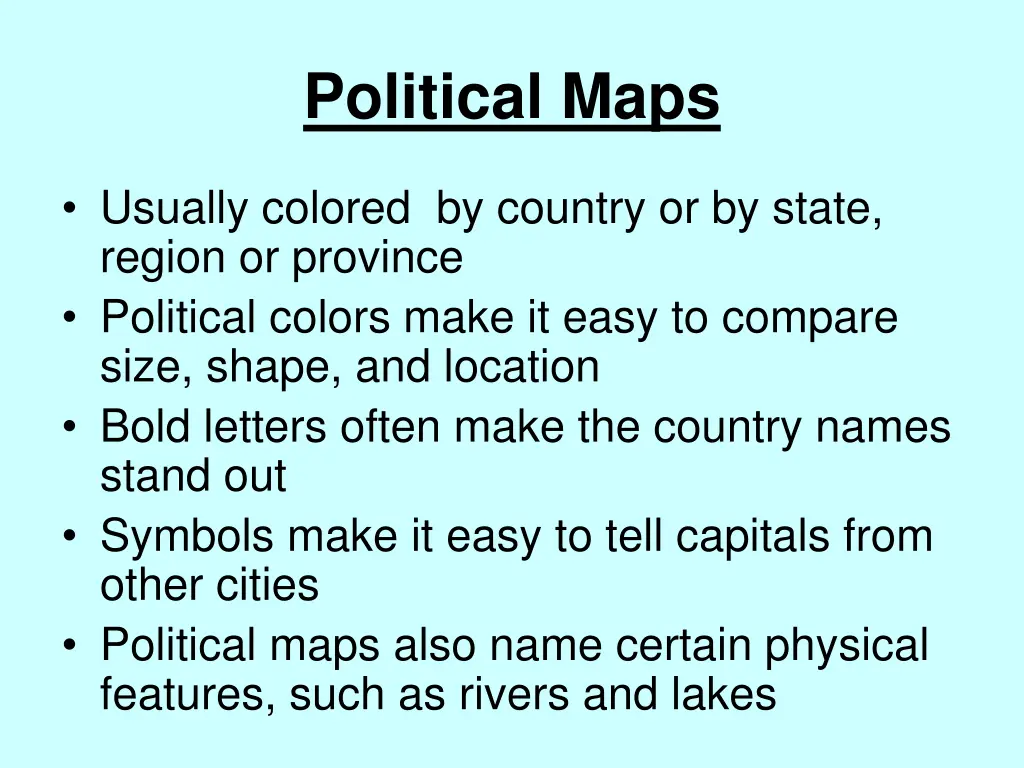 political maps