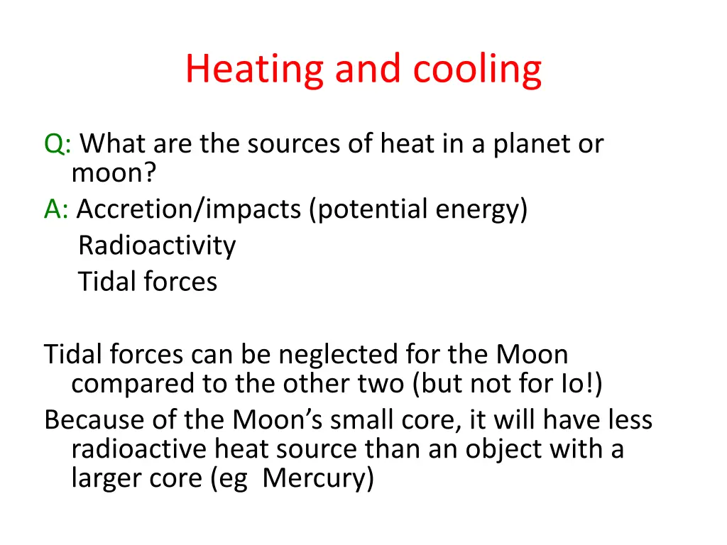 heating and cooling 1