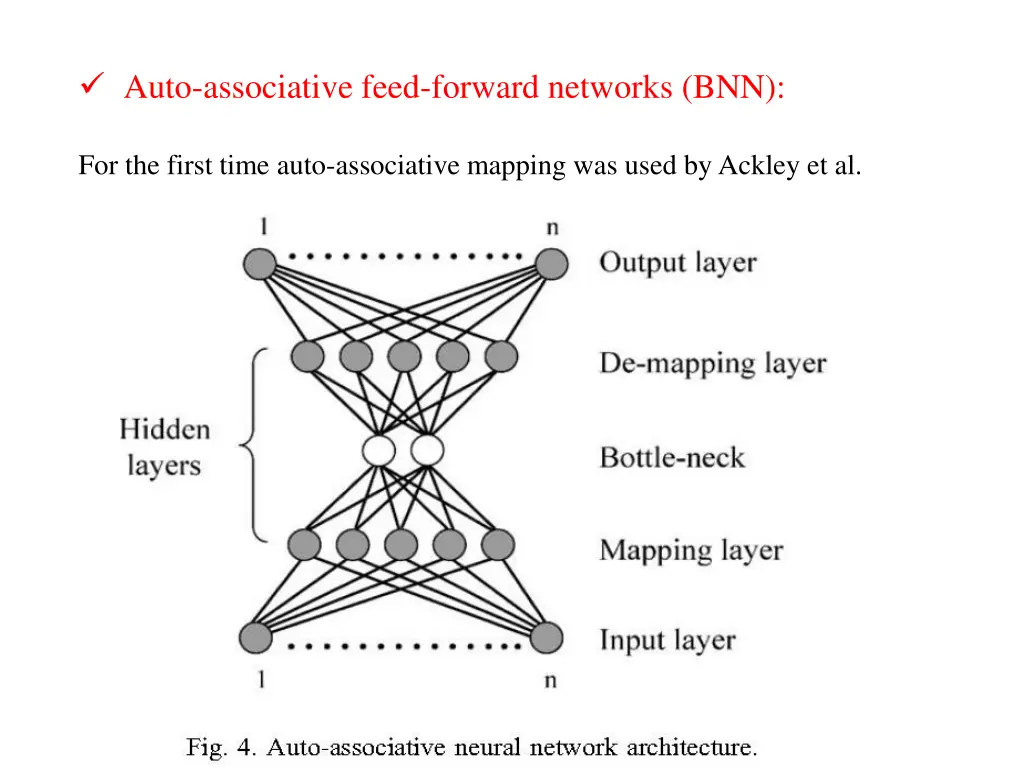 auto associative feed forward networks bnn