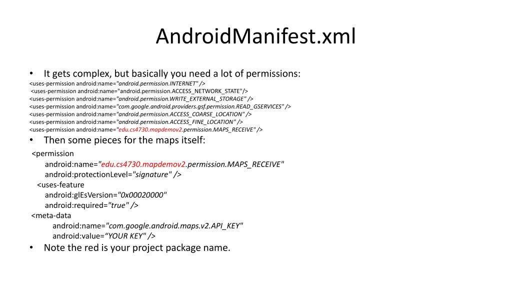 androidmanifest xml